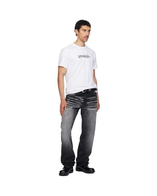 Off-White c/o Virgil Abloh White Heraldic Arrow Slim T-Shirt for men