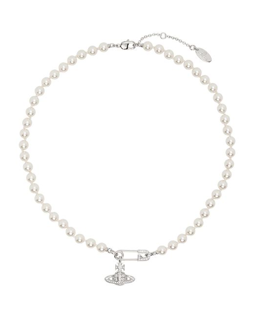Vivienne Westwood Natural Lucrece Faux-Pearl Necklace for men