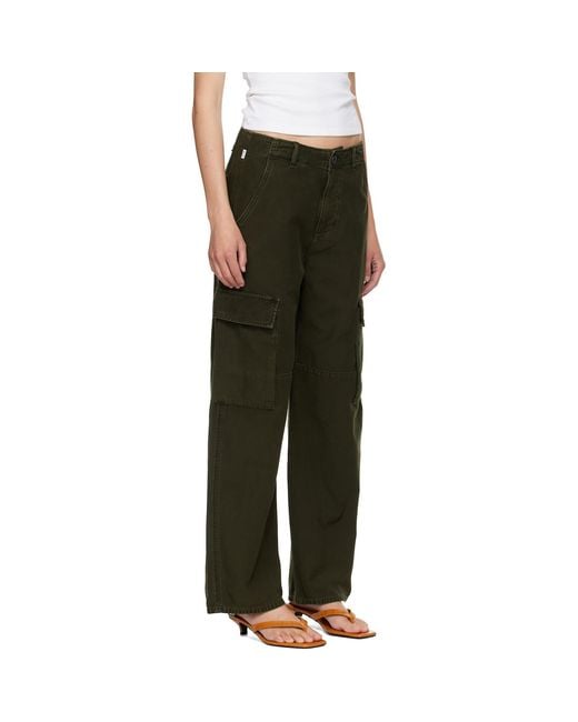 Citizens of Humanity Green Khaki Esme Cargo Pants