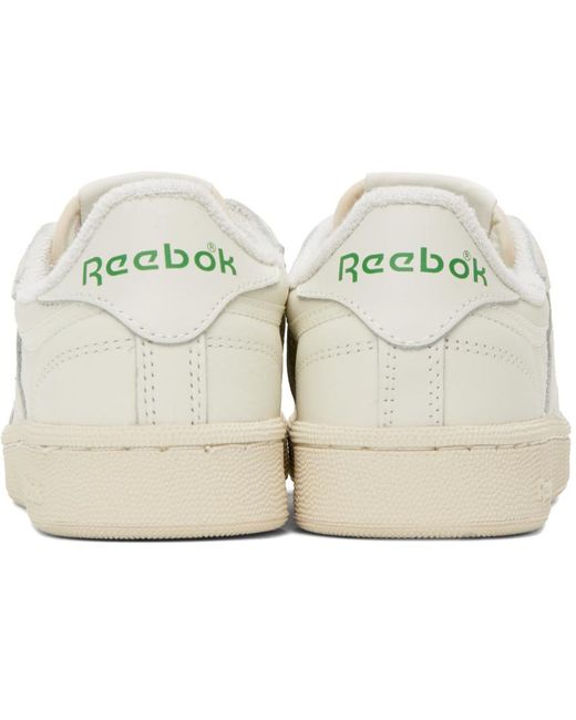 Reebok Black Off-white Club C 85 Vintage Sneakers for men