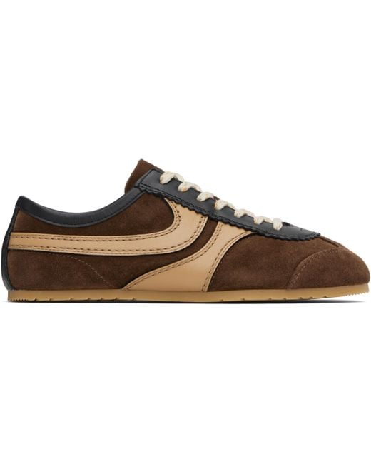 Dries Van Noten Black Suede Sneakers