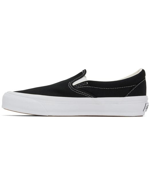 Vans Black Lx Slip-On Reissue 98 Sneakers for men