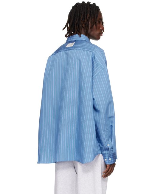 Acne Blue Button-Up Shirt for men