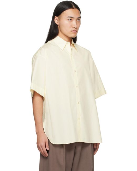 Chemise sorono blanc cassé Studio Nicholson pour homme en coloris White