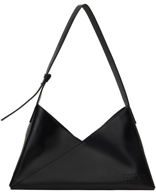 MM6 by Maison Martin Margiela Black Triangle 6 Shoulder Bag for men