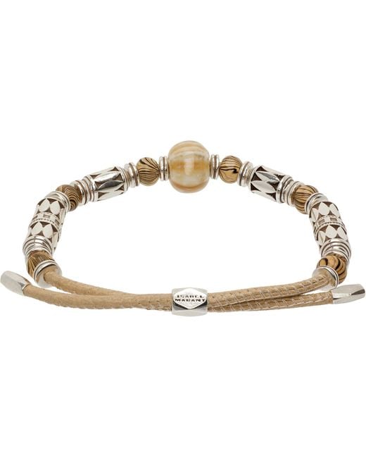 Isabel Marant Black Janys Bracelet for men