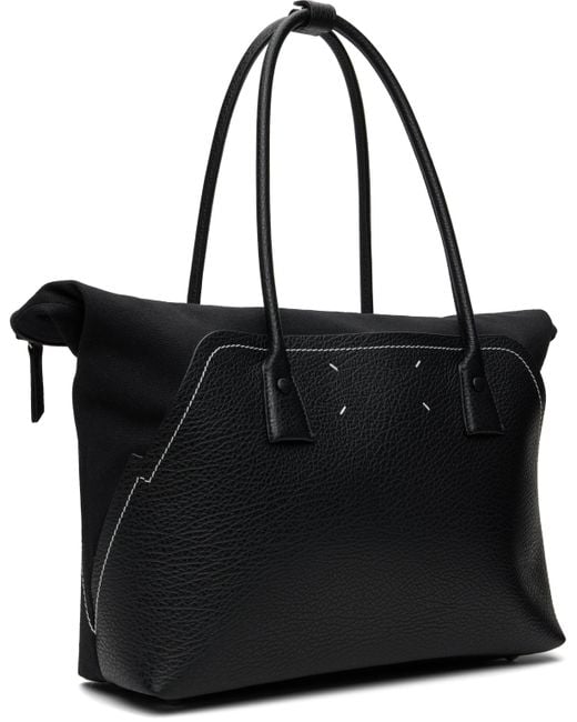 メンズ Maison Margiela ブラック ミディアム 5Ac Shopping バッグ Black