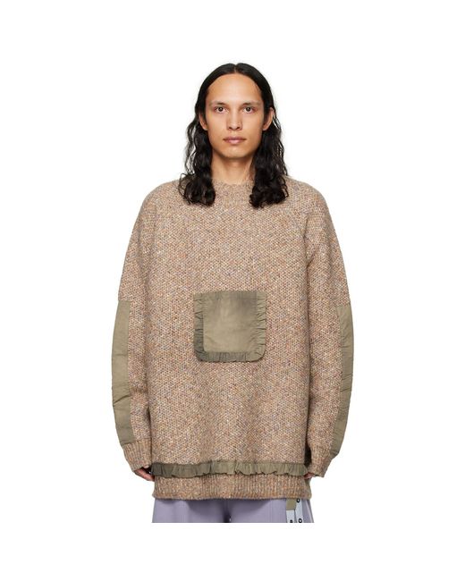 Pull beevoua e A.A.Spectrum光谱 pour homme en coloris Brown