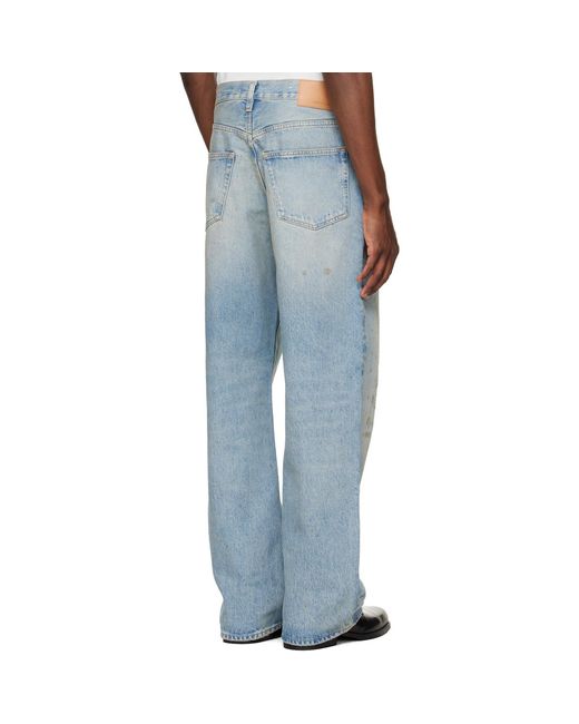 sunflower Blue Relaxed Boot Jeans for men