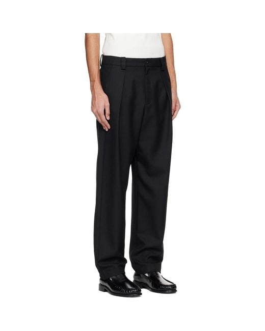 A.P.C. Black Renato Trousers for men
