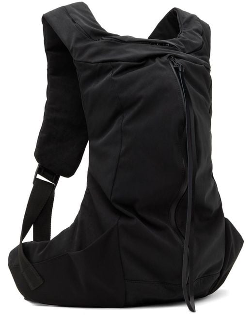 The Viridi-anne Black Water-Repellent Backpack for men