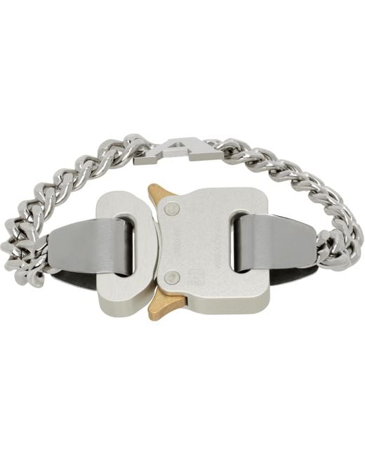 1017 ALYX 9SM Black Buckle Charm Bracelet for men