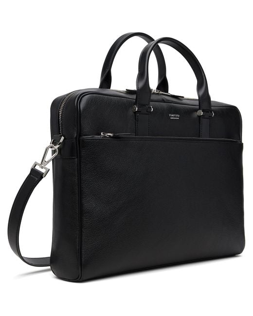 Tom Ford Black Grain Leather Slim Briefcase for men