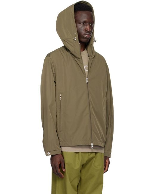 Moncler Green Khaki Traversier Jacket for men
