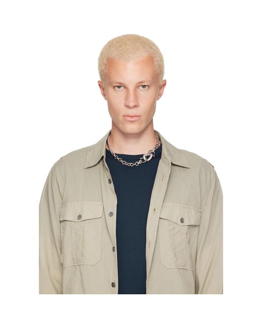 Justine Clenquet Metallic Phoebe Necklace for men