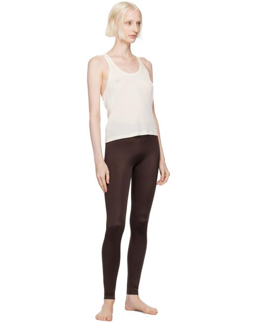 Tom Ford ブラウン ジャージ ロゴ レギンス Black