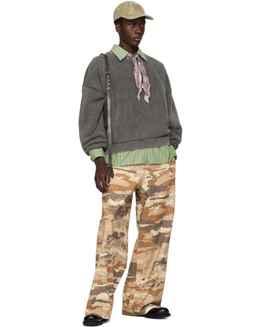 Pantalon de survêtement e à motif camouflage Acne pour homme en coloris Natural