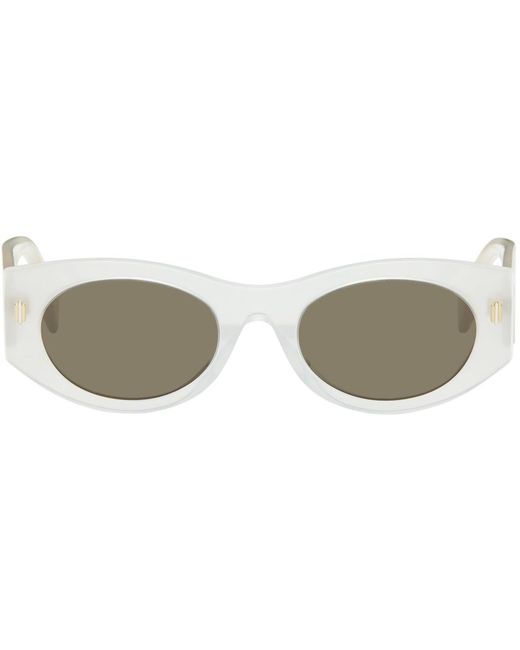 Fendi Black White Roma Sunglasses