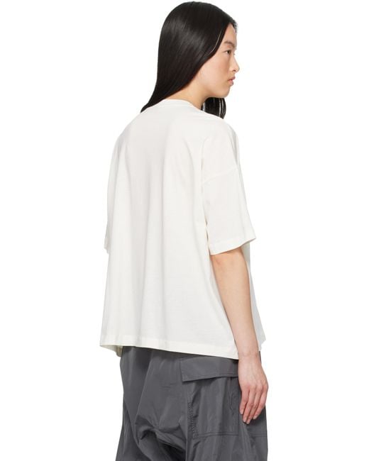 T-Shirt À Manches Courtes Surdimensionné Tilly Blanc Cassé À Col Ras Du Cou Sofie D'Hoore en coloris White