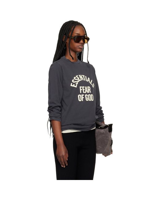 Fear Of God Black Campus Classic Long Sleeve T-Shirt