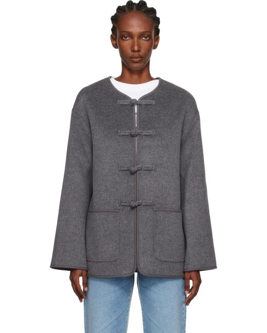 Rohe Black Double-Faced Wool Jacket