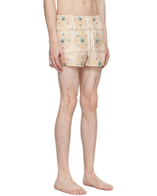 Commas Natural Swim Shorts for men