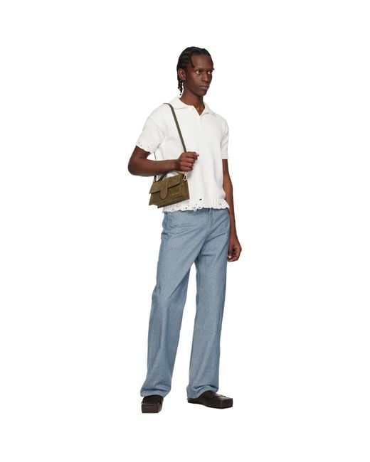Jacquemus Black Khaki 'The Large Bambino' Bag for men