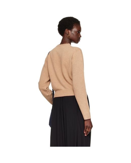 Chloé Blue Fitted Logo Cardigan