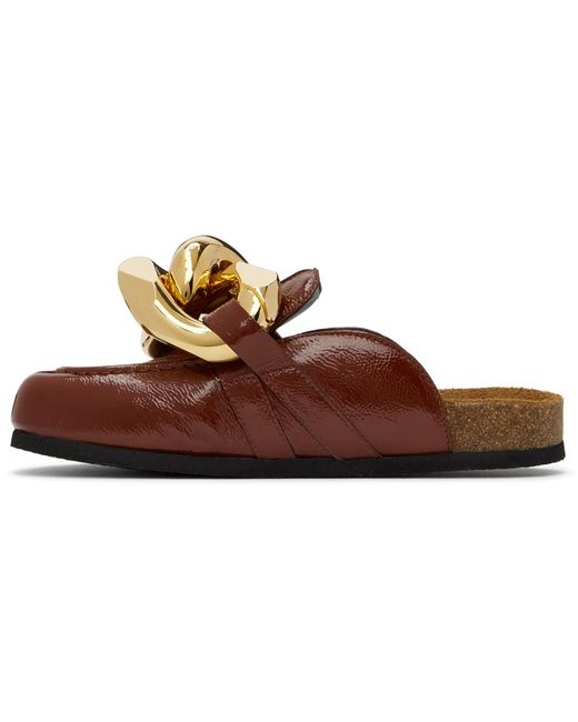 J.W. Anderson タン チェーン ミュール Black