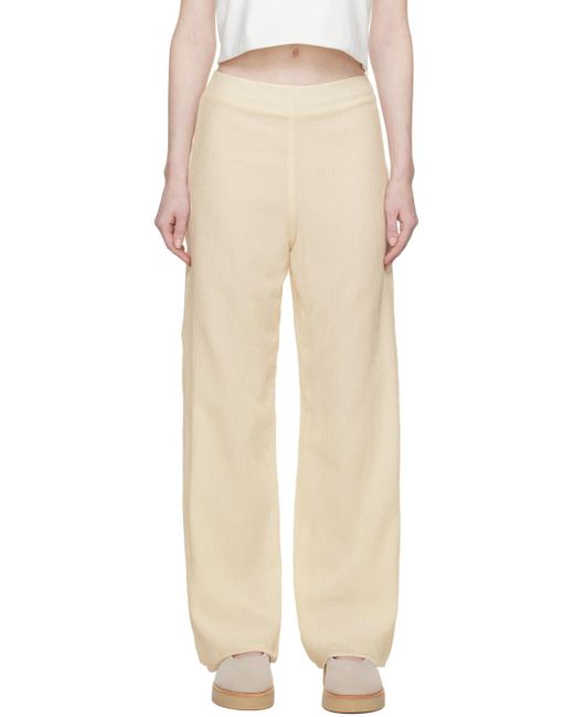 Missing You Already Natural Off- Relaxed-fit Lounge Pants