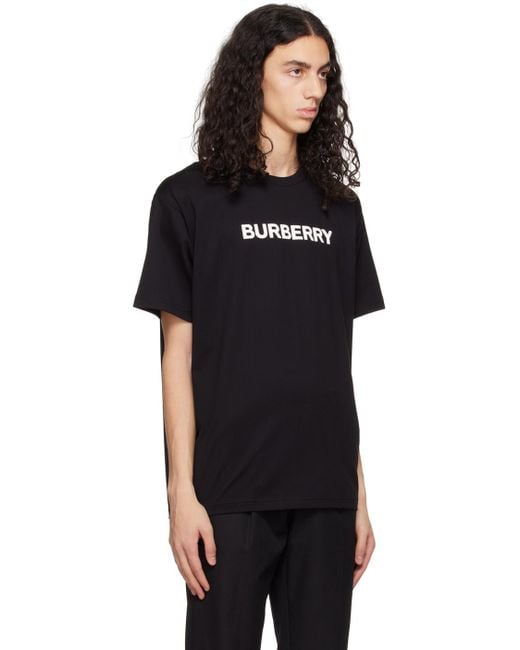 Burberry Black Oversized T-shirt for men