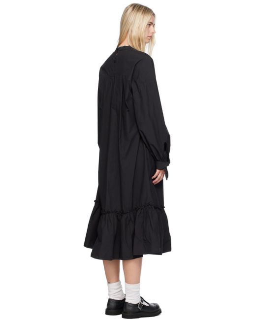 YMC Black Rushmore Midi Dress