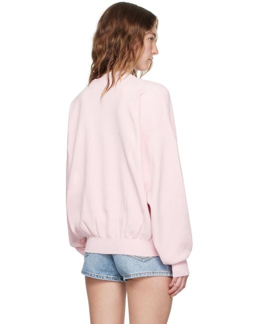 Alexander Wang Multicolor Embossed-logo Sweater
