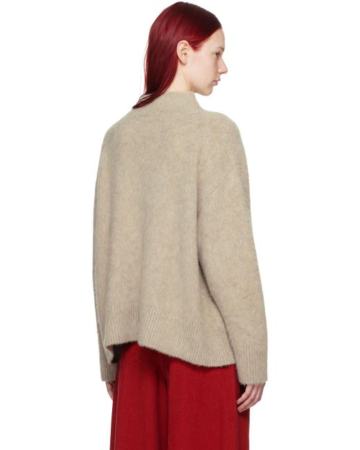 The Row Red Fayette Sweater