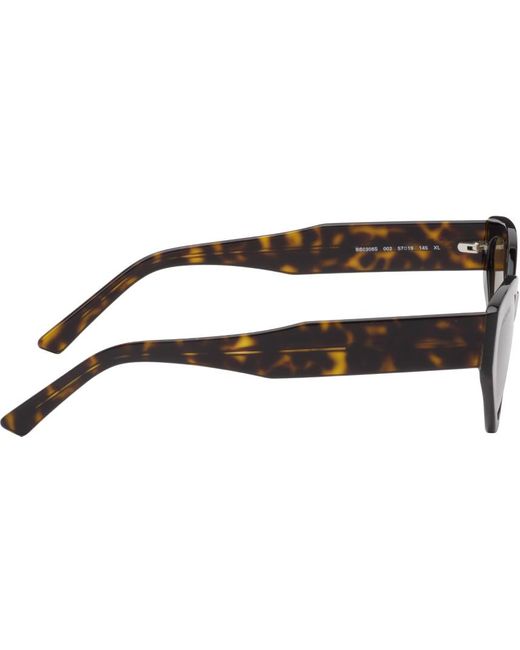 Balenciaga Black Tortoiseshell Cat-eye Sunglasses