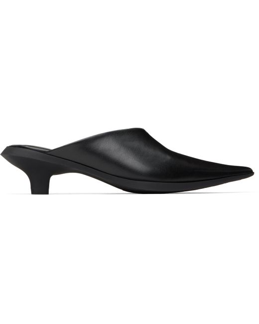 untitlab Black Heel Mules for men
