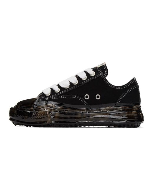 Miharayasuhiro Black Original Sole Dip Sneakers for Men | Lyst