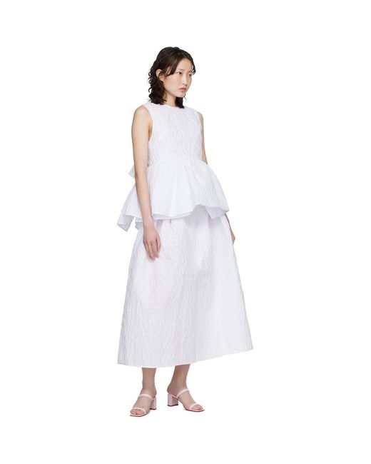 CECILIE BAHNSEN White Cbea Top