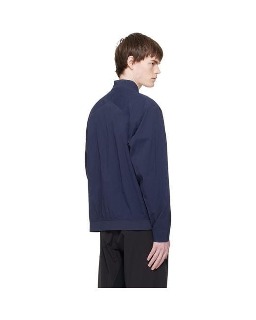 Veilance Blue Diode Bomber Jacket for men