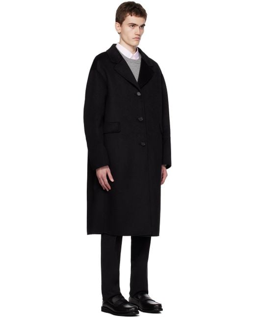 Max Mara Black James Coat for men