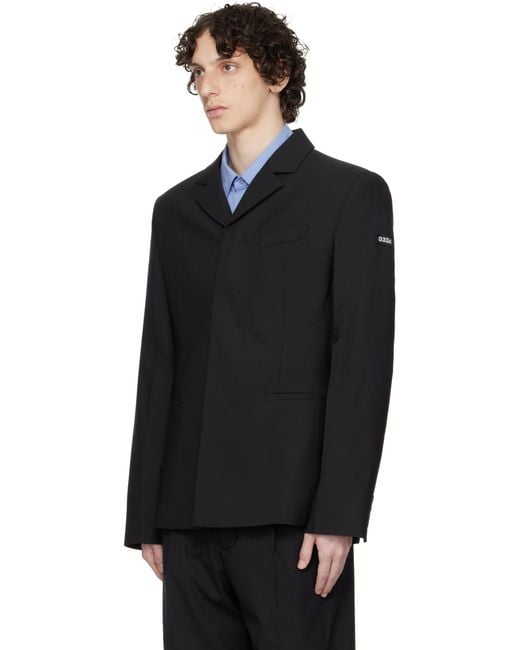 032c Black Office Attire' Suit Blazer for men