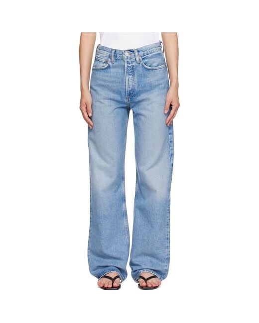 Agolde Blue Vintage Loose Jeans