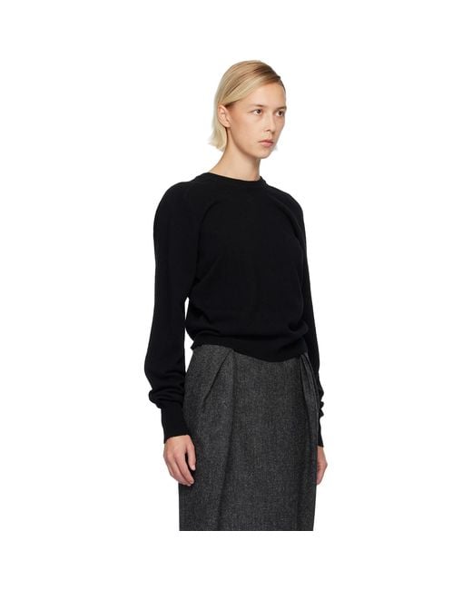 Maison Margiela Black Wool Knit Sweater