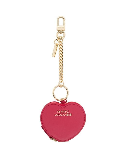Marc Jacobs Pink 'The Heart Pouch' Bag Charm