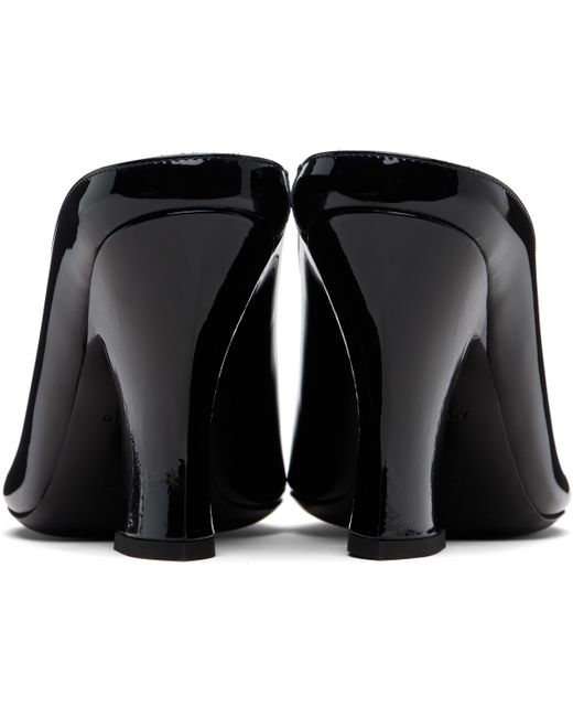 Givenchy Black Sculpted Mule Heels