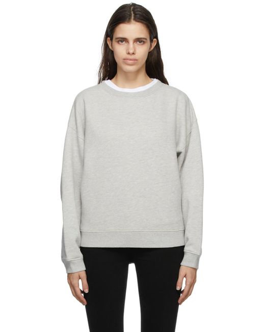 Ae drop shoulder crew neck sweatshirt sale