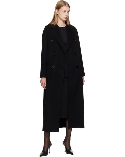 Max Mara Black Smmcustodi Coat