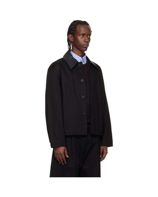 Studio Nicholson Black Aaron Levine Edition Dover Jacket for men