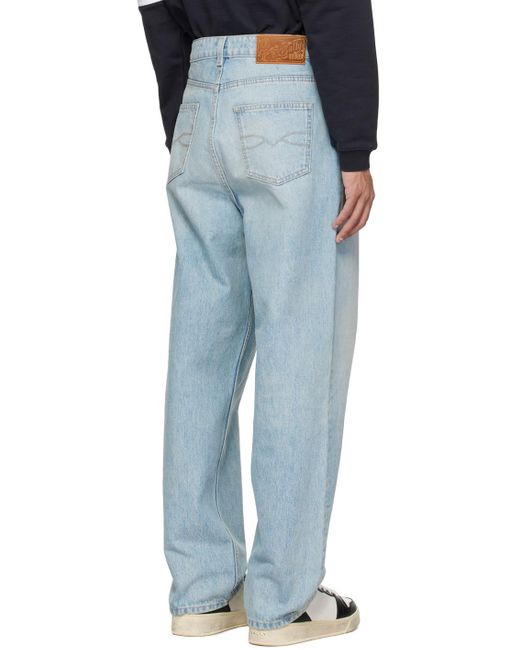 Bally Blue Relaxed Jeans for men