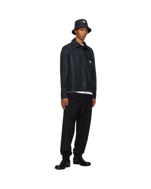 Moncler Black Logo Jogging Sweatpants for men
